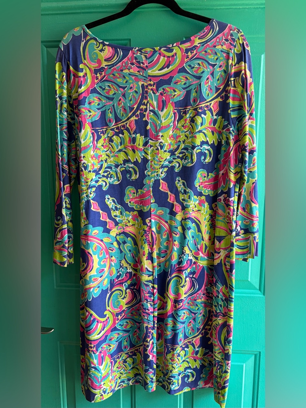 EUC Lilly Pulitzer Long Sleeve Pima dress - XL - Picture 3 of 3